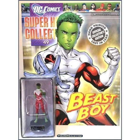 Eaglemoss‎ 1:16 DC Comics Super Hero Fig w/Book: Beast Boy #49 - Picture 1 of 1